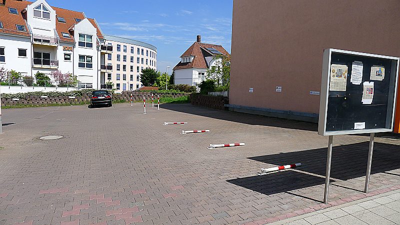 Parkplätze im Innenhof